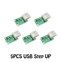 5ชิ้น0.9V ~ 5V ถึง5V 600MA เครื่องชาร์จ USB Step Up โมดูลพลังงาน Mini DC-DC Boost Converter