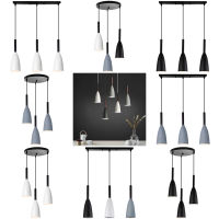 Modern 13 Head Pendant Lights Nordic Minimalist Pendant Lamp Dining Table Kitchen Island Hanging Lamp Living Room Chandelier