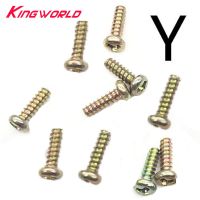 【Free shipping】 10Pcs Classic Repair Tri-Wing Screws Kit สำหรับ Gameboy Advance สี Y รูปร่างสำหรับ GB GBA GBC Console