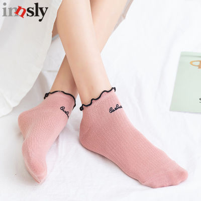 Summer Women Socks Fashion Solid Cotton Fungus Comfortable Breathable Thin Black Female Ankle Socks