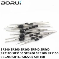 20PCS Rectifier Diode SR240 SR260 SR360 SR540 SR560 SR2100 SR3100 SR3200 SR5100 SR5150 SR5200 SR160 DO-27 Schottky diode WATTY Electronics