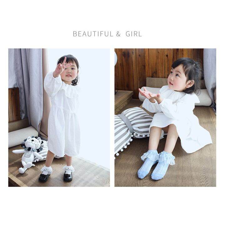 spring-and-summer-new-mesh-lace-girls-socks-solid-color-combed-cotton-double-layer-lace-childrens-socks-korean-princess-socks