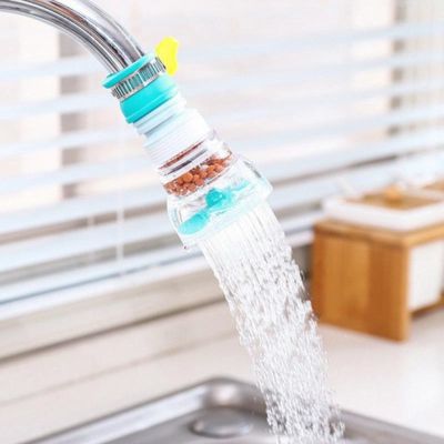 360 Adjustable Flexible Kitchen Faucet Tap Extender Splash-Proof Water Faucet Rotating Drainer Water Filter Water Purifier
