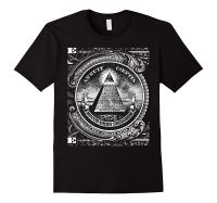 Dollar All Seeing Eye Illuminati Freemasons Pyramid T Good Quality Cotton Style Cool Shirts