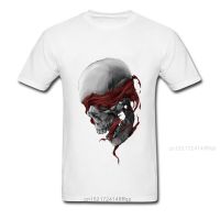 Punk Chic 2018 Men Skull White T-Shirt Hip Hop Rock N Roll Hipster Custom Heavy Metal T Shirt Mens Cotton Top Tee 【Size S-4XL-5XL-6XL】