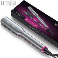 ☎▬❈ KIPOZI V6 Luxury Professional Advanced Negative Ion Hair Straightener 60Min Auto Off Safety Lock Design Beauty Hair Styling Tool