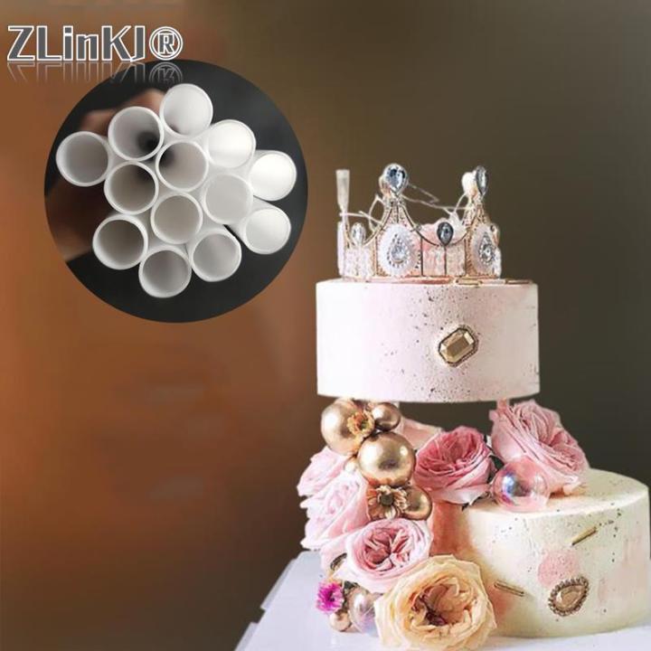 50 Pieces Plastic White Cake Dowel Rods For Tiered Cake Construction And  Stacking | Fruugo NO