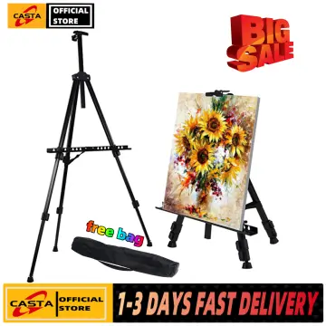 Portable Artist Easel Stand - Adjustable Height Painting Easel with Bag -  Table Top Art Drawing Easels for Painting Canvas, Wedding Signs & Tabletop