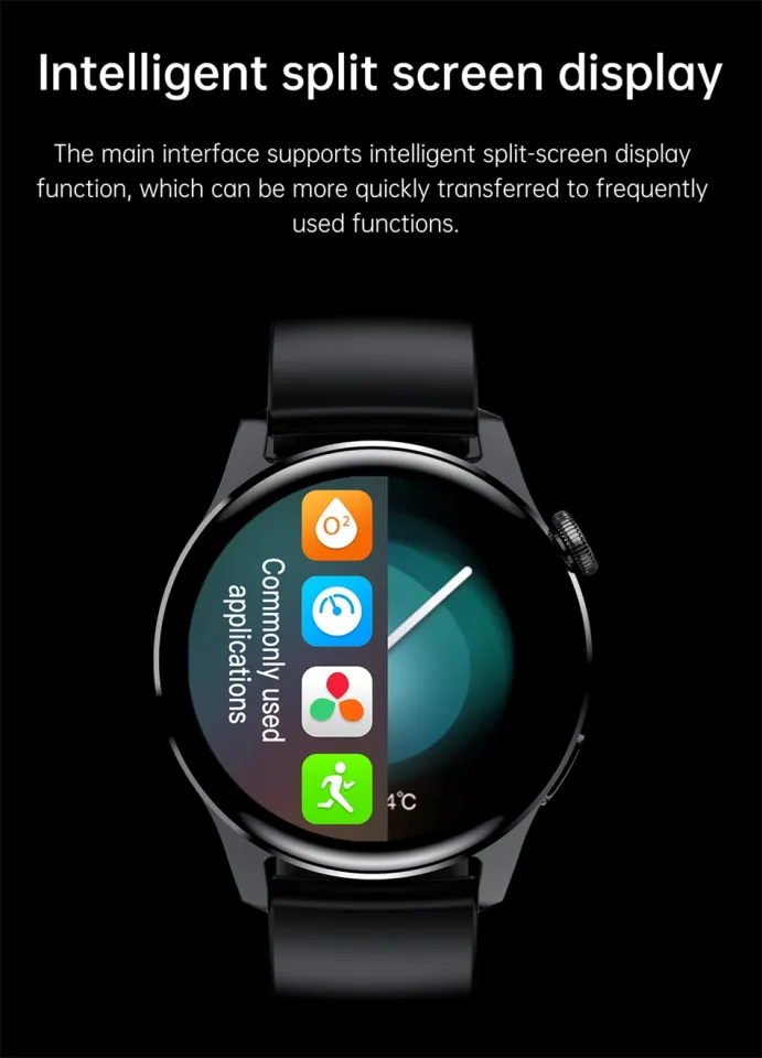 2022 New For HUAWEI Smart Watch Men Waterproof Sport Fitness Tracker  Multifunction Bluetooth Call Smartwatch Man For Android IOS