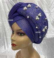 ❖✎ sego gele headtie 2022 turban femme auto gele headtie already made bonnet hijab nigerian head wrap for weddings fashion hats1set