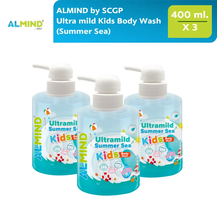 [New] ALMIND by SCGP Ultramild Summer Sea Kids Body Wash 3 pcs