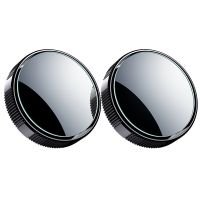 2pcs Car Mirror HD Rearview Mirror 360-degree Wide Angle Convex Mirror Waterproof Auto Blind Spot Mirrors with Sucke