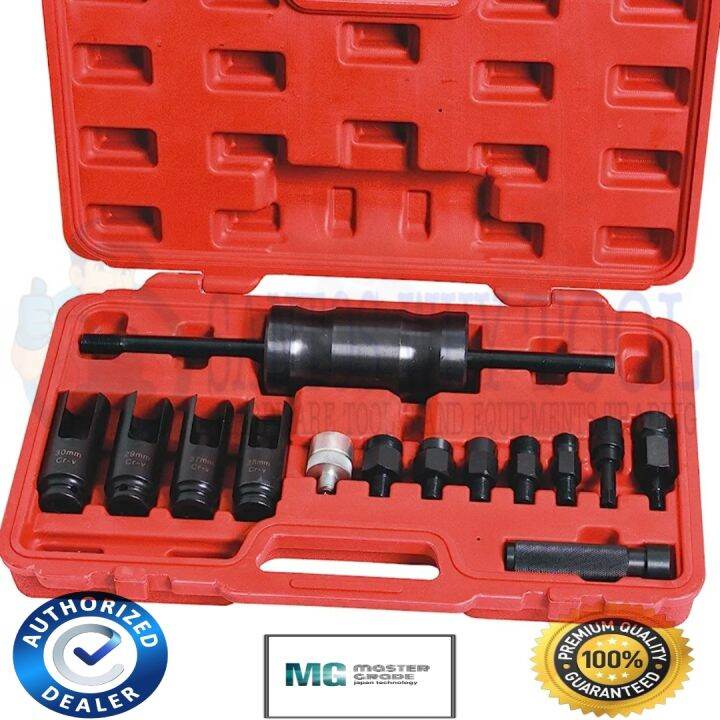 Diesel Injectors Puller Kit 14pcs With Common Rail Adaptor Slide Hammer