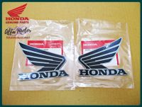 HONDA WING 90 mm. FAIRING EMBLEM DECAL (2 PCS.)  #สติ๊กเกอร์ HONDA ของแท้ 90มม.