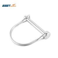 [COD] Cross-border spot 316 stainless steel D-type pin O-type card ring safety insurance buckle spring