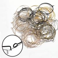 【YF】 Ouro Aros Brincos para Fazer Jóias DIY Big Round Acessórios Suprimentos de fio Gancho Descobertas 50 Pçs/lote