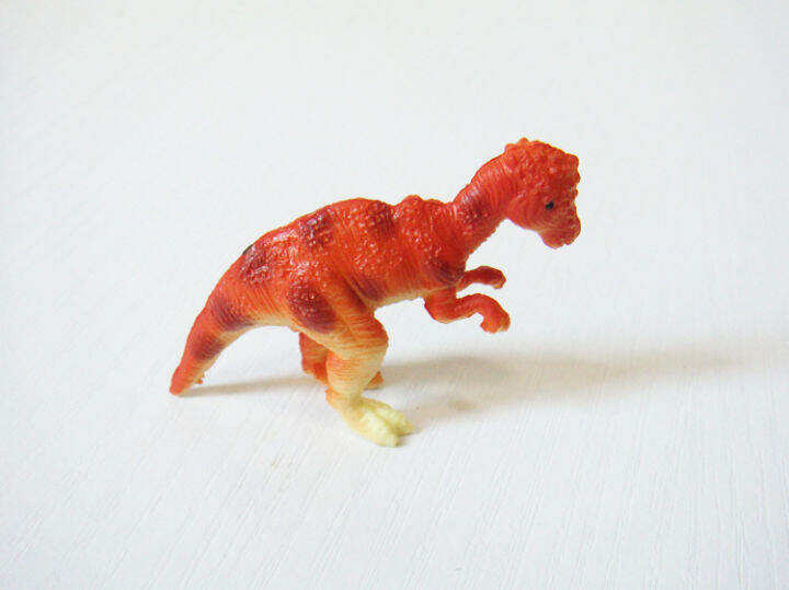 cod-6cm-จูราสสิมินิทาสีไดโนเสาร์แข็ง-pvc-โมเดลจำลองของตกแต่งของเล่นทำมือ-tyrannosaurus-rex