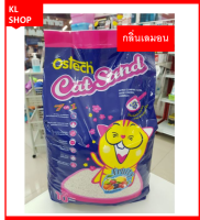 ทรายแมวอนามัย-เม็ดกลม ออสเทค Ostech cat sand (กลิ่นเลมอน) 5 Lคุณสมบัติ :  -ทรายแมวอนามัยสำหรับดูดซับมูลสัตว์เลี้ยง ระงับกลิ่นที่ไม่พึงประสงค์