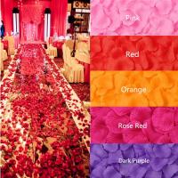 ▫□ 100-5000pcs Artificial Silk Rose Flower Petals Leaves Wedding Ceremony Gift Wrap Stuffers Baby Shower Decorations rose petals 5z