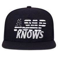 (COD) High Quality ASAP KNOWS Letter Embroidery visor Snapback Youth Hip Hop Tide Hat 【JULY]