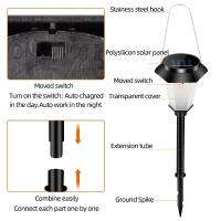 12LED Solar Lights Garden Flickering Flame Torch Path Light Dancing Flame Lighting Dusk to Dawn Torches Waterproof Lamp