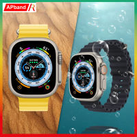 Ocean สำหรับสาย Apple Watch 49 มม. 45 มม. 44 มม. 41 มม. 40 มม. 42 มม. 38 มม. ผู้หญิงผู้ชาย iWatch สายซิลิโคนสำหรับ Apple Watch Ultra Series 8 7 6 5 4 3 2 1 Series SE SE2