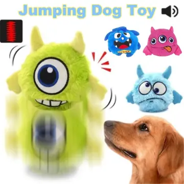 Interactive Dog Toys Bouncing Giggle Shaking Ball Dog Plush Toy