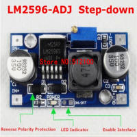 จัดส่งฟรี20ชิ้น LM2596S-ADJ DC-DC ปรับขั้นตอนลงโมดูลพลังงาน