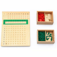 Montessori ของเล่นไม้ Division Board วัสดุคณิตศาสตร์ของเล่นเพื่อการศึกษาเด็กการสอน Aid ของขวัญเด็ก C64Y