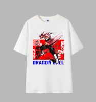 เสื้อยืดลายฤดูร้อน เสื้อยืดพิมพ์ (Seven Dragon Ball) เสื้อยืด Wukong Anime T-Shirt พิมพ์ S-5XL