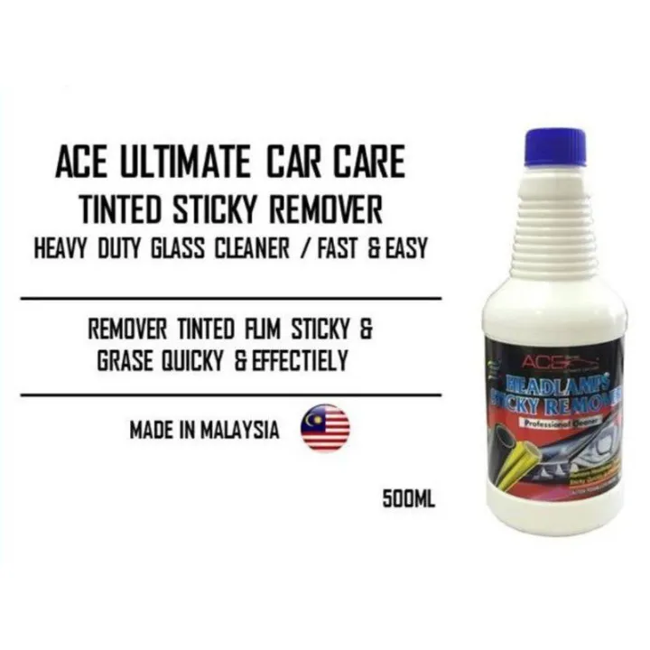ACE SERIES Headlamps Sticky Remover Professional Cleaner 550ml Fast