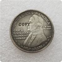 1928ฮาวายที่ระลึกครึ่งเหรียญสำเนาดอลลาร์ LYB3816ธนาคารเงิน