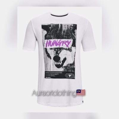 100% AUTHENTIC- Mens Project Rock Statement Hungry Short Sleeve