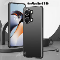 เคสสำหรับ OnePlus Nord 3 5G ฝาหลังผิวด้านกันรอยนิ้วมือกันลื่นฝาเลนส์โลหะกันกระแทกกันตกเคสโทรศัพท์