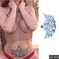 Juice Waterproof Temporary Tattoo Fake Sticker Semi-Permanent Body Arm Art Sexy Flower Bouquet Women Beauty Long Lastin Totemg Stickers