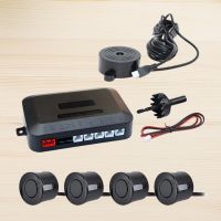 Parking Detector Sound Alert 12V Reverse Sensor 4 Probe 22mm Reversing Radar No Display Indicator System for Vehicle Automobile Alarm Systems  Accesso