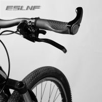 ESLNF MTB Bicycle Grips Horns Shofar Vice Handlebar Grips Cycling Shockproof Dust-proof Bike Grips Rubber Bilateral Locked Handlebars