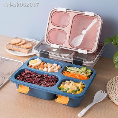 ✑ Microwave Lunch Box Wheat Straw Bento Box With Compartment Camping Picnic Food Container Kids School Adult Office Lunchbox