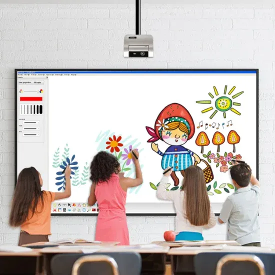 Digital Smart Board Interactive Whiteboard System Teach Play at Home