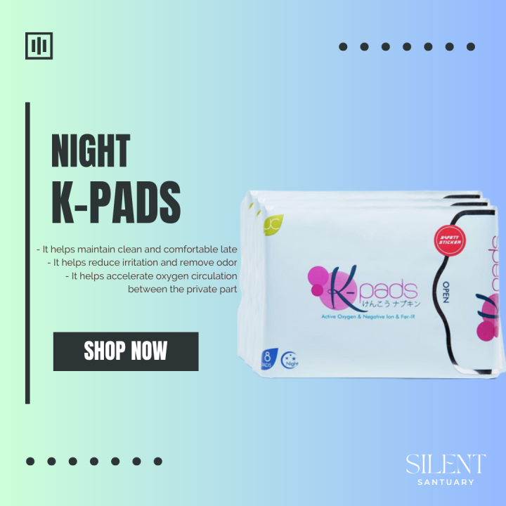 Confidence and Comfort Combined K Pads Negative Ion Original Panty