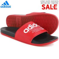 One Size Sale~] Adidas adilette Comfort Slides FX4288 Red/Black Slipper (UK 7-255mm)