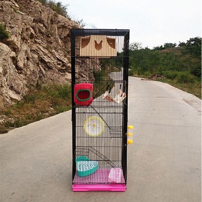 [COD] Three-five-six-story high cage devil squirrel flower branch mouse adult hamster honey bag flying extra large chinchilla
