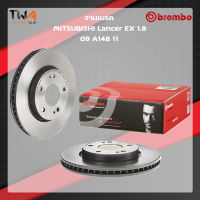 Brembo จานเบรคหน้า UV coated discs MITSUBISHI Lancer EX 1800 09 A148 11