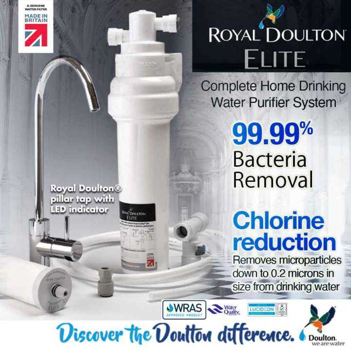Royal Doulton Elite Complete Under Counter Water Filters System, 0.2