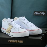 Converse All Star (Classic) ox - White  รุ่นฮิต สีขาว รองเท้าผ้าใบ คอนเวิร์ส ได้ทั้งชายหญิง