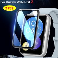 Soft Glass For Huawei Watch Fit 2 Smartwatch 9D HD Curved full Film (not glass) tempered Screen Protector cover fit2 Accessories