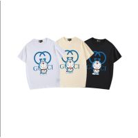 【HOT】เสื้อยืดใหม่DORAEMON DORAEMON Gux - Xcci เสื้อยืดคอกลมลายโดราเอมอนรหัสเต็ม100%cotton