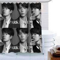 KPOP Park Bo Gum Shower Curtain 12 Hook Polyester Fabric 3D Print Bathroom Curtain Waterproof Mildew Proof Bath Curtain 0719