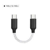 แอมพลิฟายเออร์ดิจิทัลอะแดปเตอร์เสียงอะแดปเตอร์ Usb สายเคเบิลแอนดรอยด์โอทีจีตัว C ตัวถอดรหัส Dac หูฟัง Aux ประเภท Hifi ไปที่