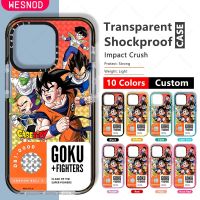 GuangZhouLiChaoPiF กันกระแทกใสแข็งแฟชั่นเคสโทรศัพท์มือถือ ลายการ์ตูนอนิเมะ Z GOKU FIGHTERS สําหรับ IPhone Xs X Xr 13 12 7 8 Plusคุณภาพสูงใสบางนิ่มTpu Casetifyซิลิ